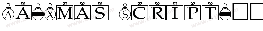 Aa-Xmas Script字体转换